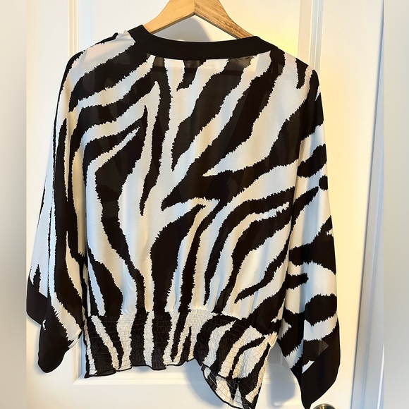 Michael Kors Silk Dolman Sleeve Blouse - Picture 2 of 6